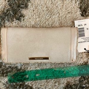 Brahmin Ady Stone Carson leather wallet. New with tags